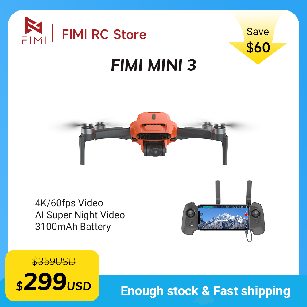 Drone Camera With Gimbal - FIMI MINI 3 카메라 드론 4K