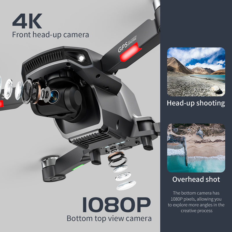 FPV 접이식 GPS RC 쿼드콥터, L106 프로 3 - Drone Camera With Gimbal 리뷰 및 가격