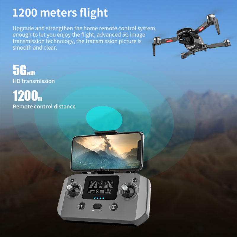 FPV 접이식 GPS RC 쿼드콥터, L106 프로 3 - Drone Camera With Gimbal 리뷰 및 가격