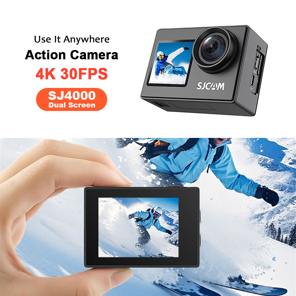 SJCAM SJ4000 4K/30fps 액션 카메라 3 - Drone Camera Action 리뷰 및 가격