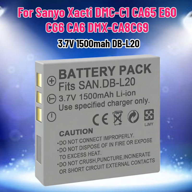 3.7V 1500mAh DB-L20 배터리 (산요 엑스 - Drone Camera Action 리뷰 및 가격